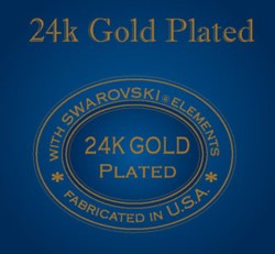 24k Gold Plated Spirals