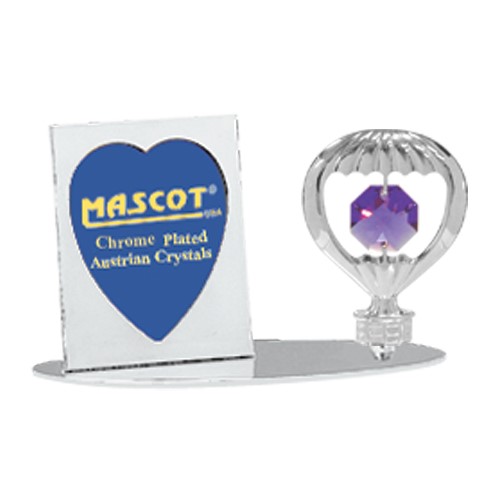 Chrome Plated Hot Air Balloon Petite Picture Frame/Swarovski | Mascot USA