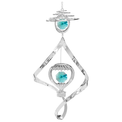 Chrome Plated Hot Air Balloon Top Spiral  | Mascot USA