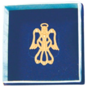 24k Gold Plated Angel Brooches w/Swarovski Element Crystal (Box Included)