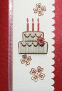 Birthday Cake Quilling Small Paper Cards W/Envelopes | Mascot USA