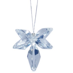 Butterfly Crystal Charm Ornament w/Clear Swarovski Element Crystal