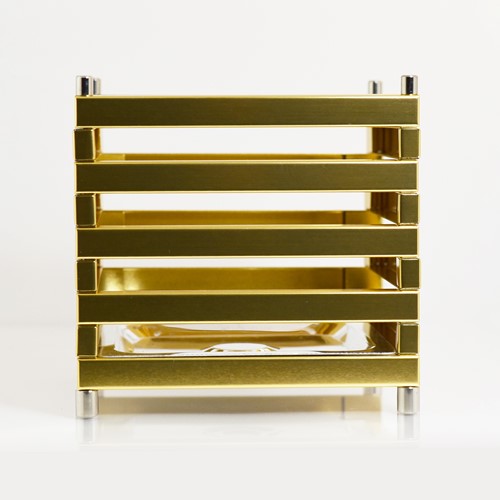 Multi-Purpose Decorative Container - Gold Aluminium | Mascot USA