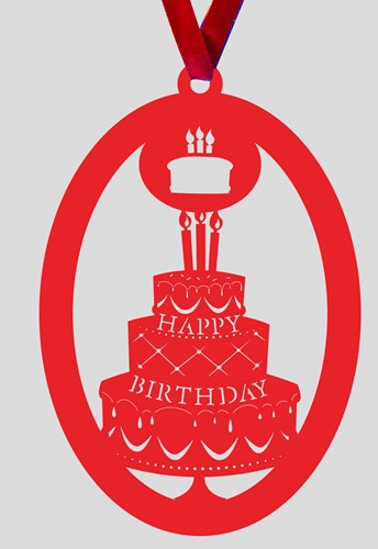 Happy Birthday Paper Ornament/Bookmark | Mascot USA