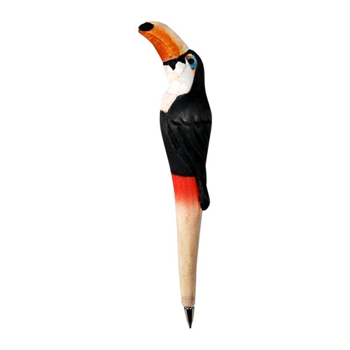 One Of A Kind Toucan Hand Carved Wood Pens
