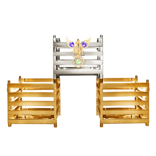 "Open Me" Multi-Purpose Container w/24K Gold Plated Angel Sun Catcher | Mascot USA