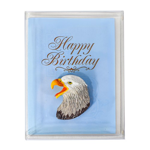 Wild Animal Magnets, Happy Birthday Card, Envelope Gift Box