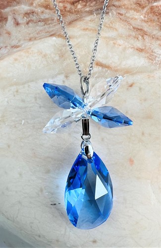 January Birthstone Swarovski Crystal Heart Pendant Necklace with Gift Box