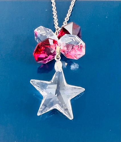 January Birthstone Swarovski Crystal Heart Pendant Necklace with Gift Box