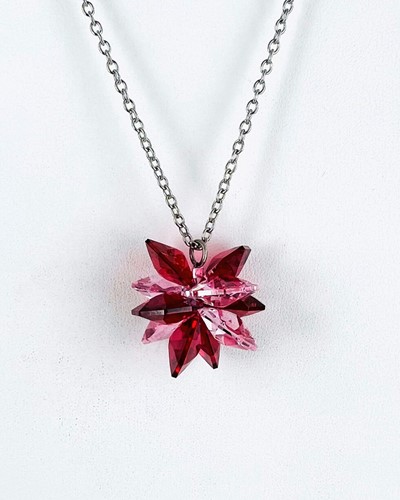 January Birthstone Swarovski Crystal Heart Pendant Necklace with Gift Box